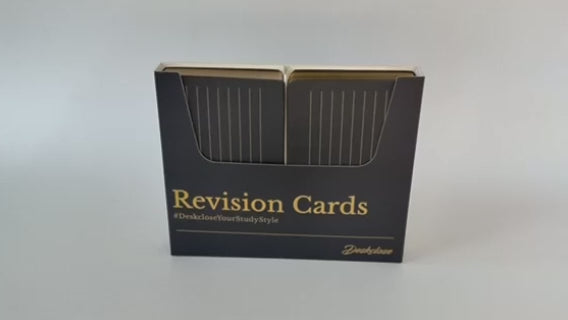 Black & Gold Revision Cards 3x5" - 150 Pcs